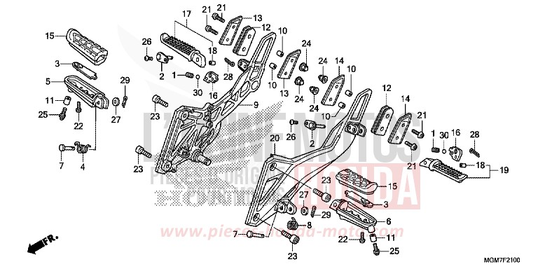 MARCHE de Hornet ABS PEARL PACIFIC BLUE (PB386) de 2013